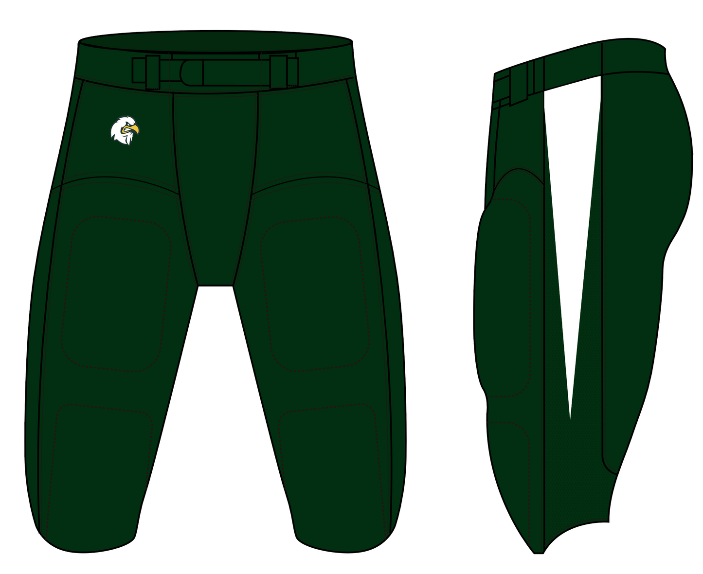 Football equipment suit - customized anti-collision pants