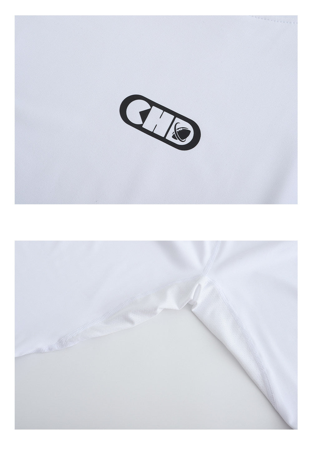 CHD Full Compression Tights White/Black