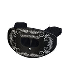 CHD Cross Rose design mouthguard — angled view