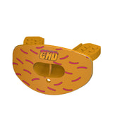 CHD Donut - Orange design mouthguard — angled view