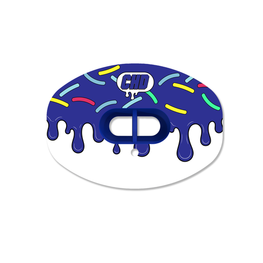 CHD Candy Roam - Blue mouthguard — front view