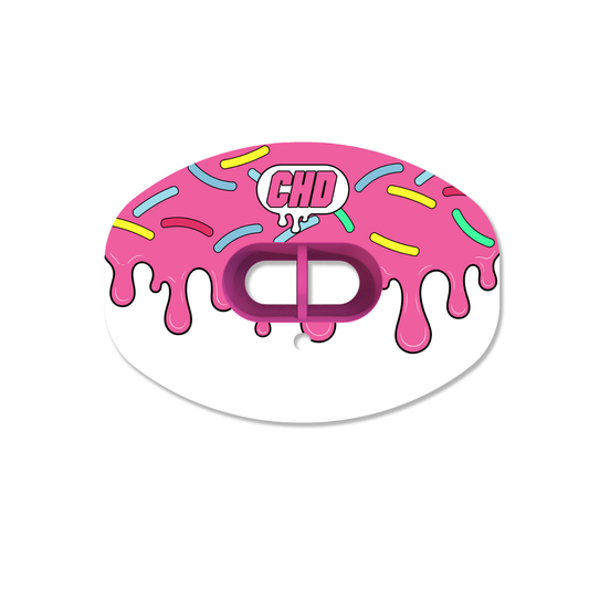 CHD Candy Roam - Pink mouthguard — front view