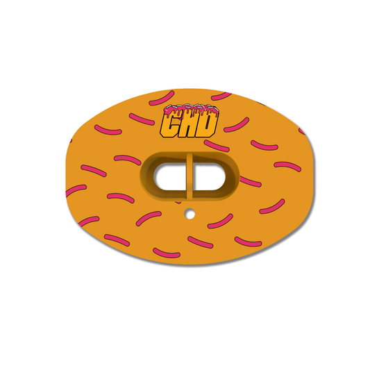 CHD Donut - Orange mouthguard — front view