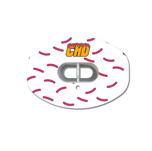 CHD Donut - White mouthguard — front view