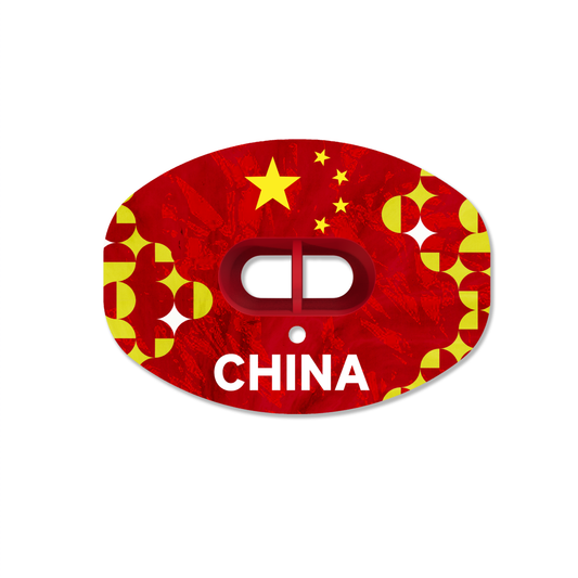 CHD Red Flag mouthguard — front view