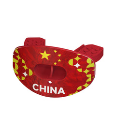 CHD Red Flag mouthguard — angled view