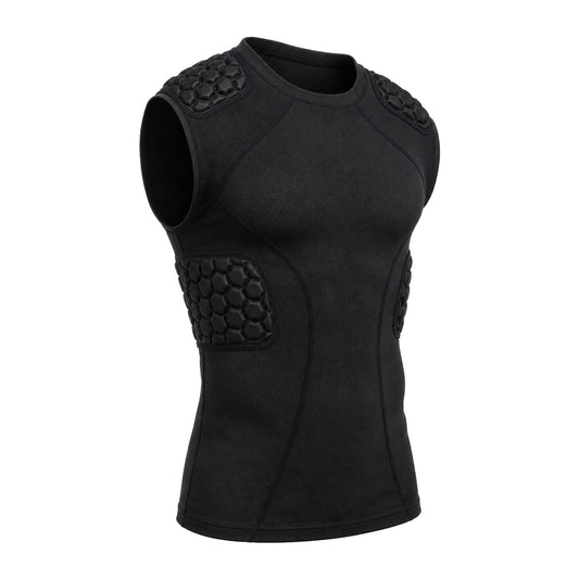 CHD Rival 5-Pad Integrated Compression Shirt Tight Football Flag