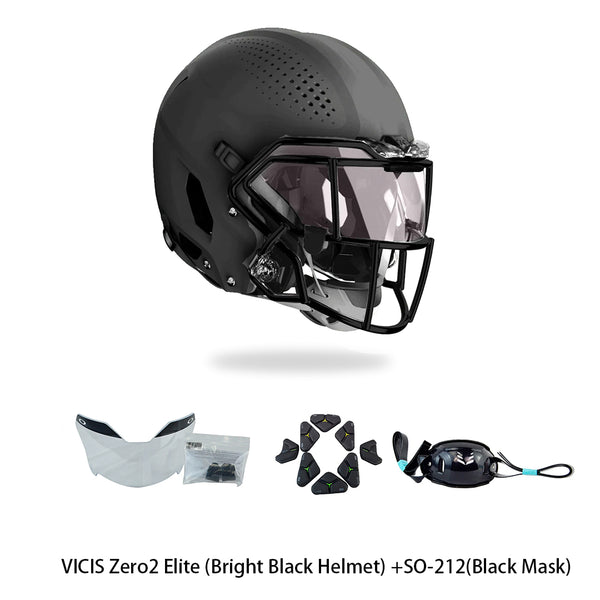 Zero2 Elite Tech Position Matte Black Helmet Black Face XL SO212E V29