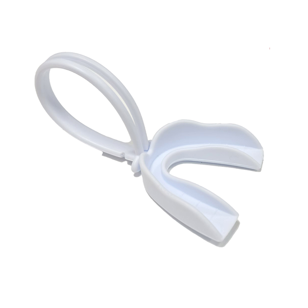 Adult Football lanyard Mouthguard White