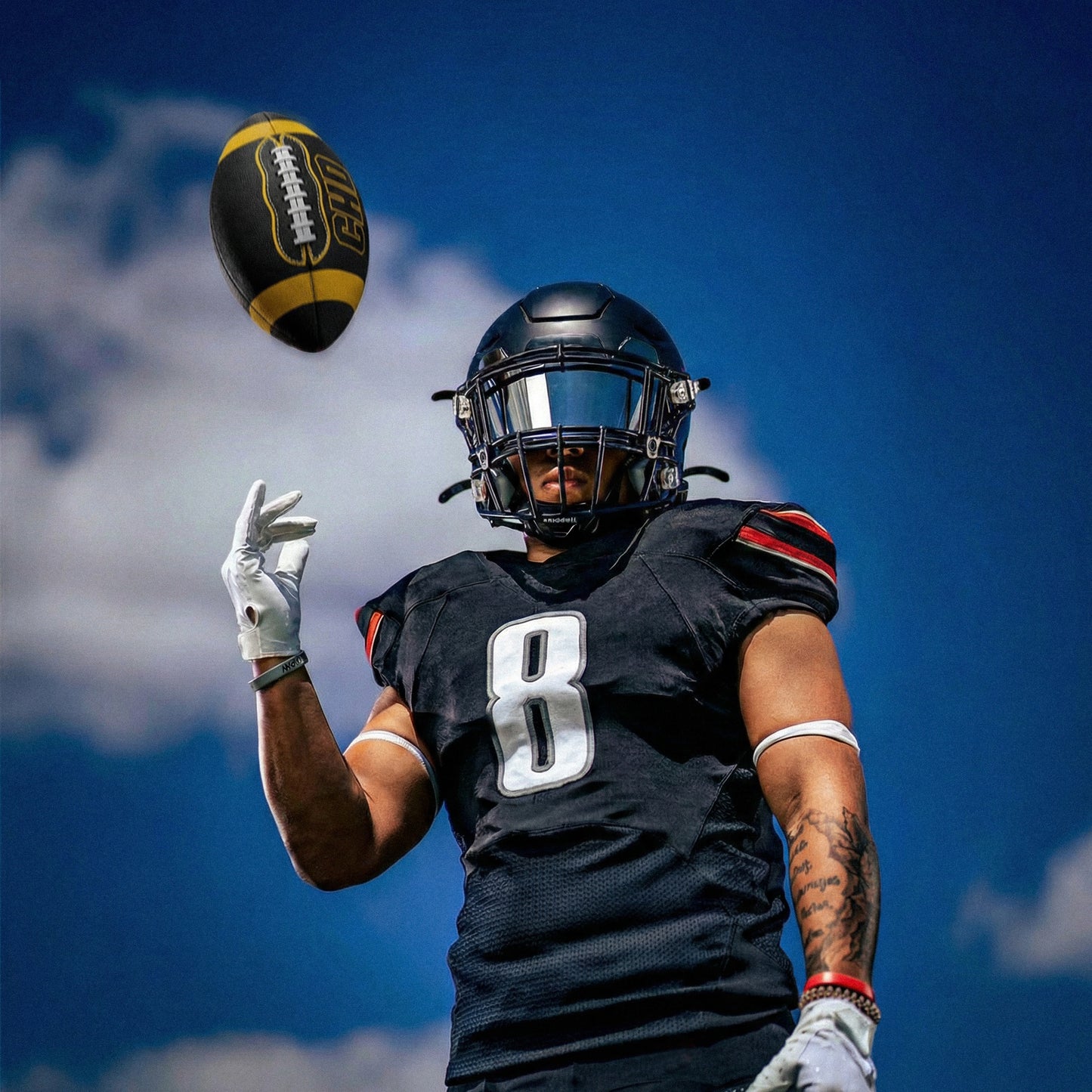FOOTBALL PU OFFICIAL Black Ball