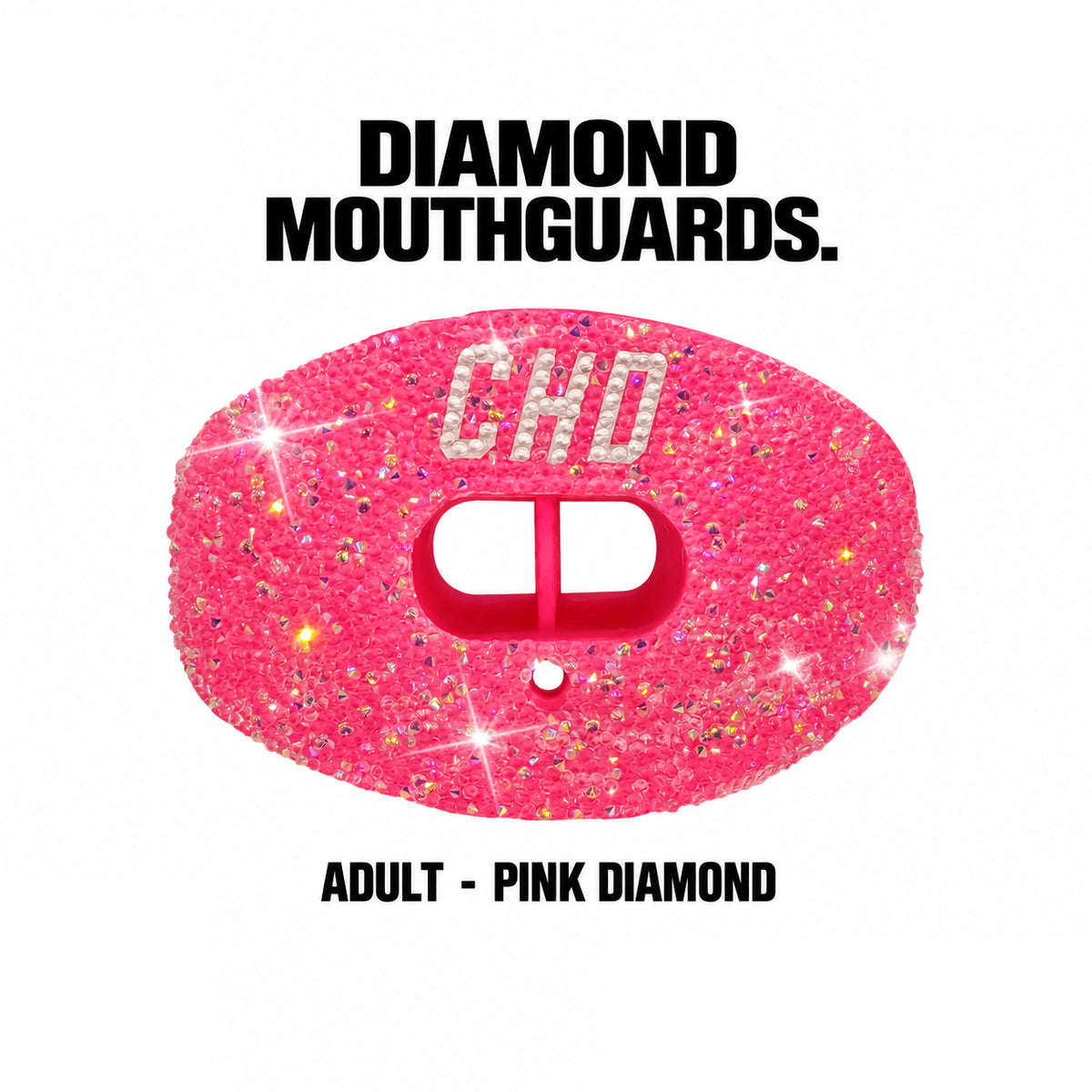 CHD Air Football Pacifier Mouthguard with Lip Guard – Diamond Sports Mouthpiece for Adults