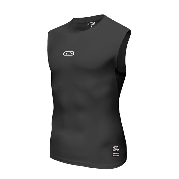 CHD black fitted vest