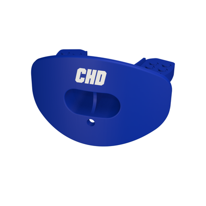 CHD Air 2.0 Blue mouthguard angled view on white