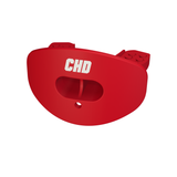 CHD Air 2.0 Red mouthguard angled view on white