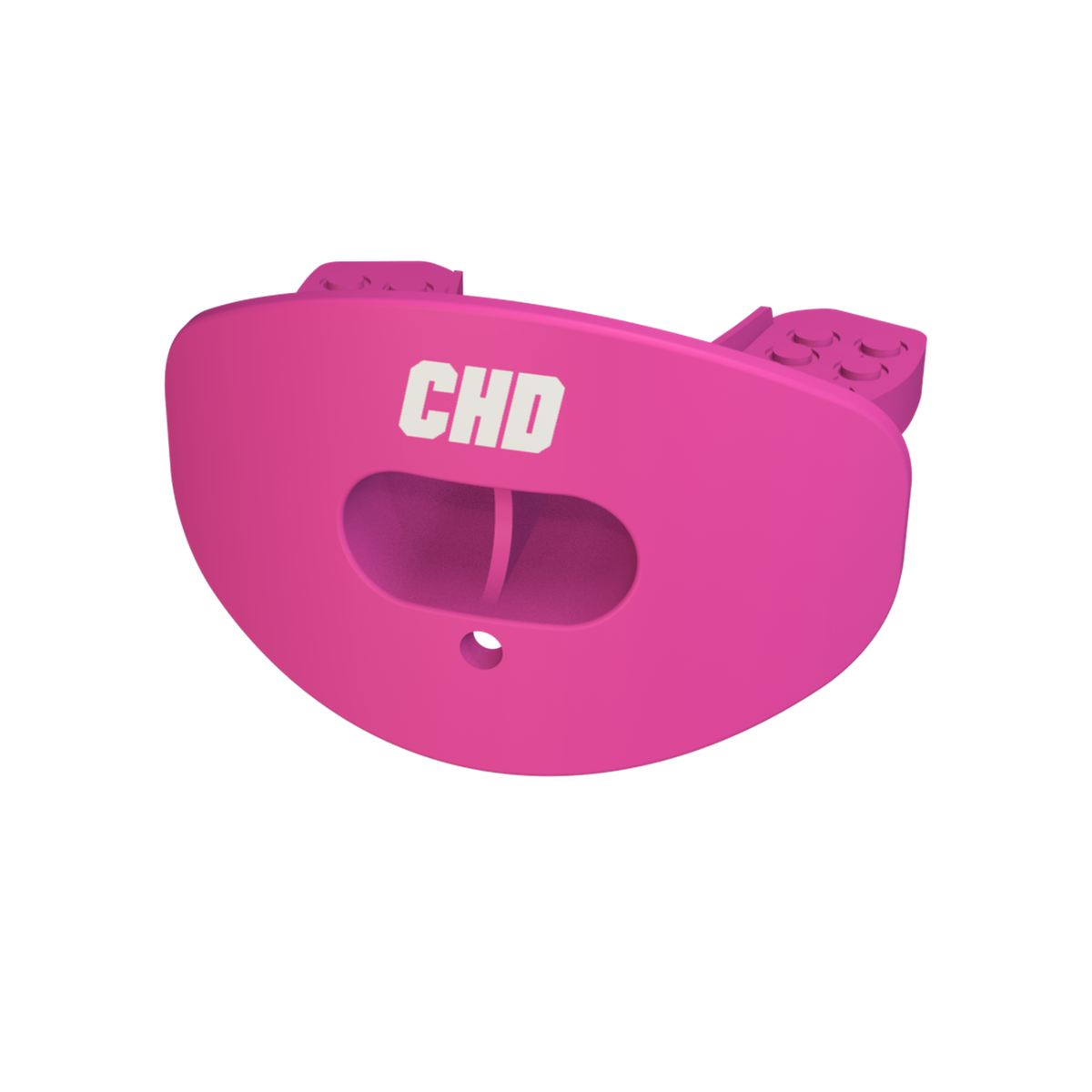 CHD Air 2.0 Pink mouthguard angled view on white