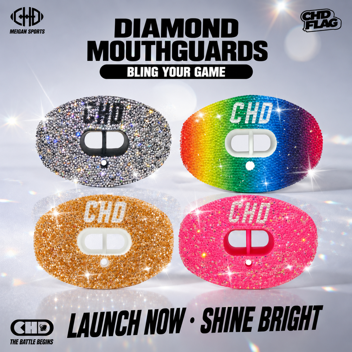 CHD Air Football Pacifier Mouthguard with Lip Guard – Diamond Sports Mouthpiece for Adults