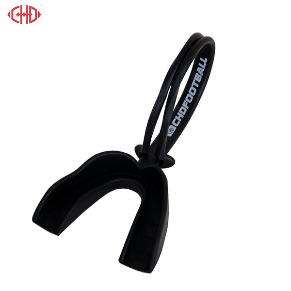 Youth Football lanyard Mouthguard Black