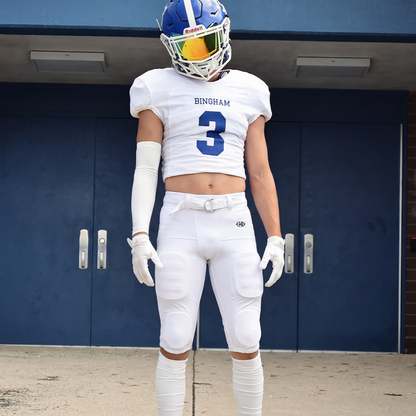 CHD Adult Football Pants with Pads – White or Black, S–8XL – product photo 4 of 8