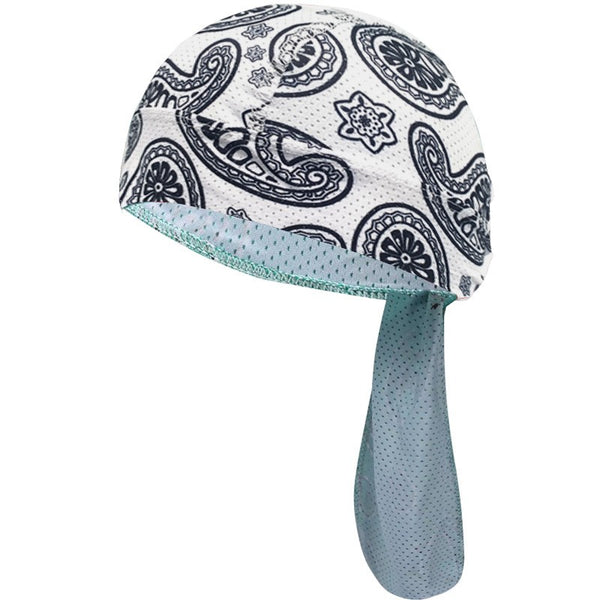 Outdoor sports headscarf - cycling, running-White