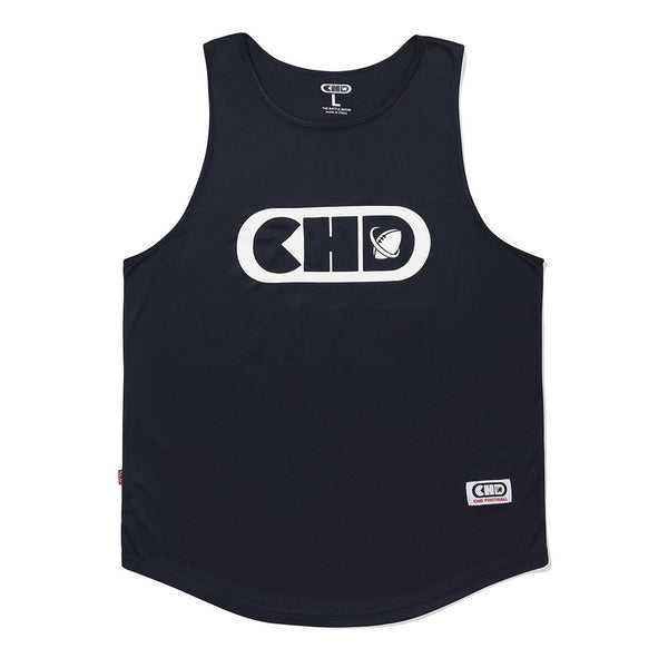 CHD Sports Short Sleeved Vest, Navy