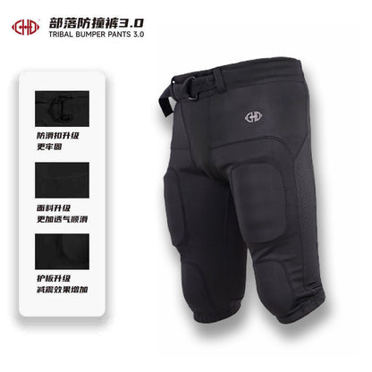 CHD Adult Football Pants with Pads – White or Black, S–8XL – product photo 7 of 8