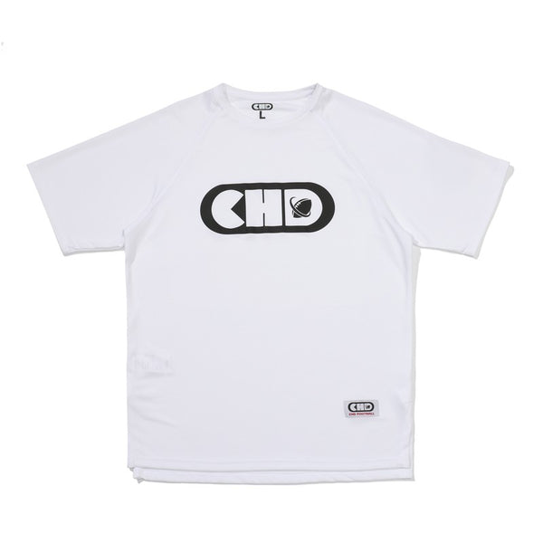 CHD football quick drying short sleeved T-shirt white