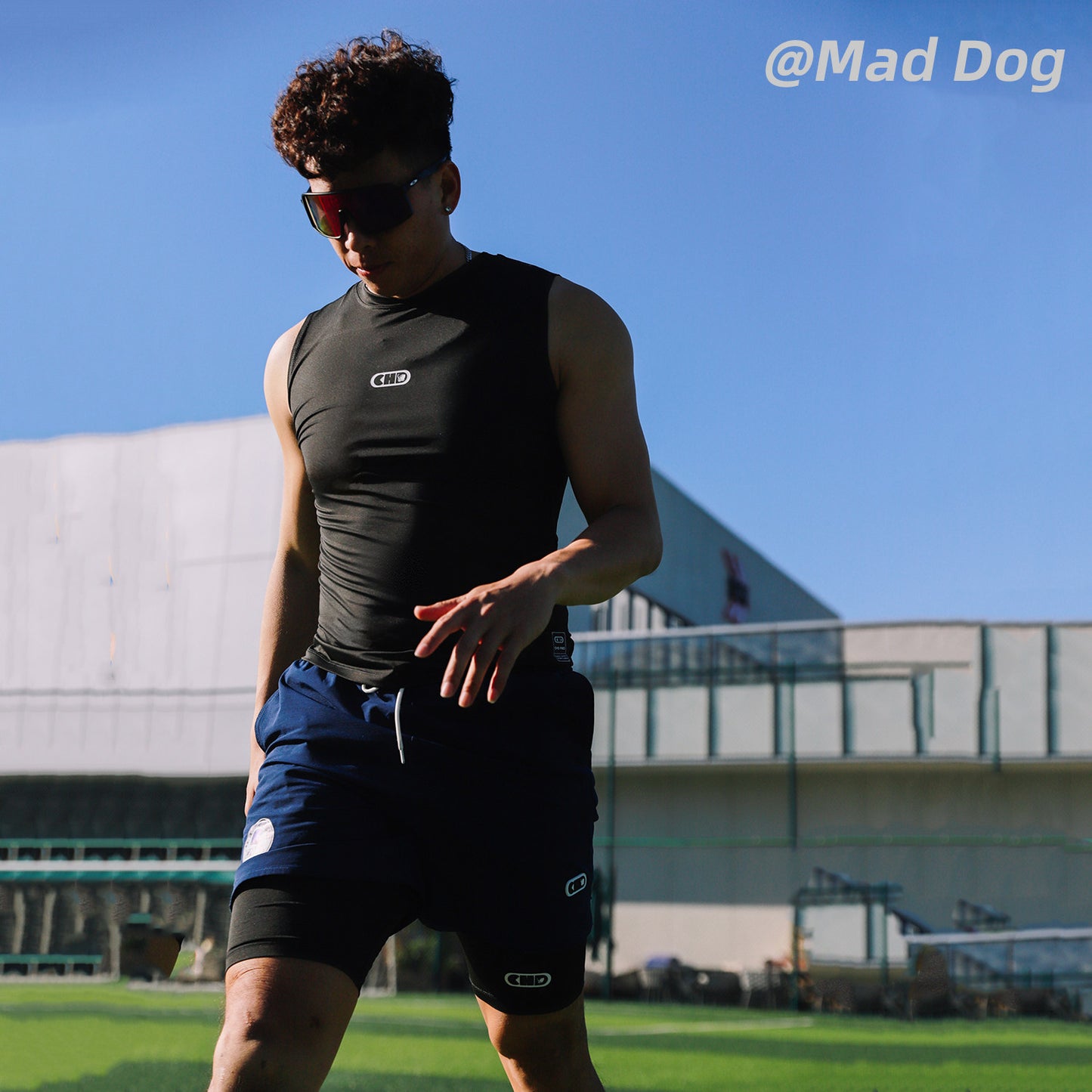 CHD PRO Sleeveless Compression White/Black