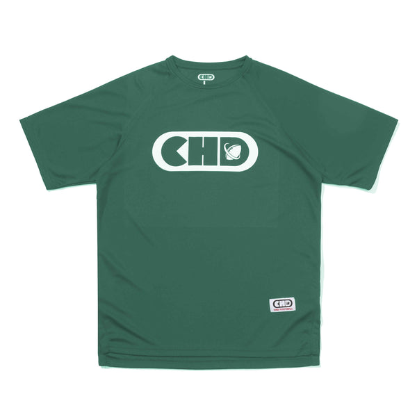 CHD football quick drying short sleeved T-shirt in green