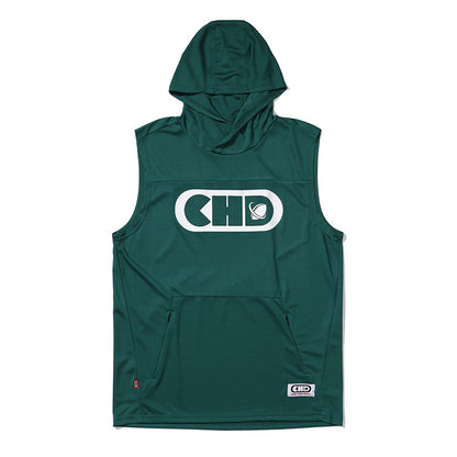 CHD Sleeveless Light Action Hoodie – Adult & Youth – Green