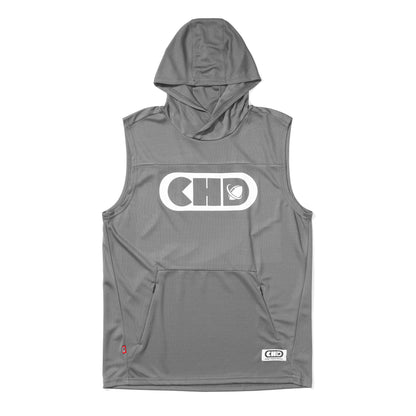 CHD Sleeveless Light Action Hoodie – Adult & Youth – Gray