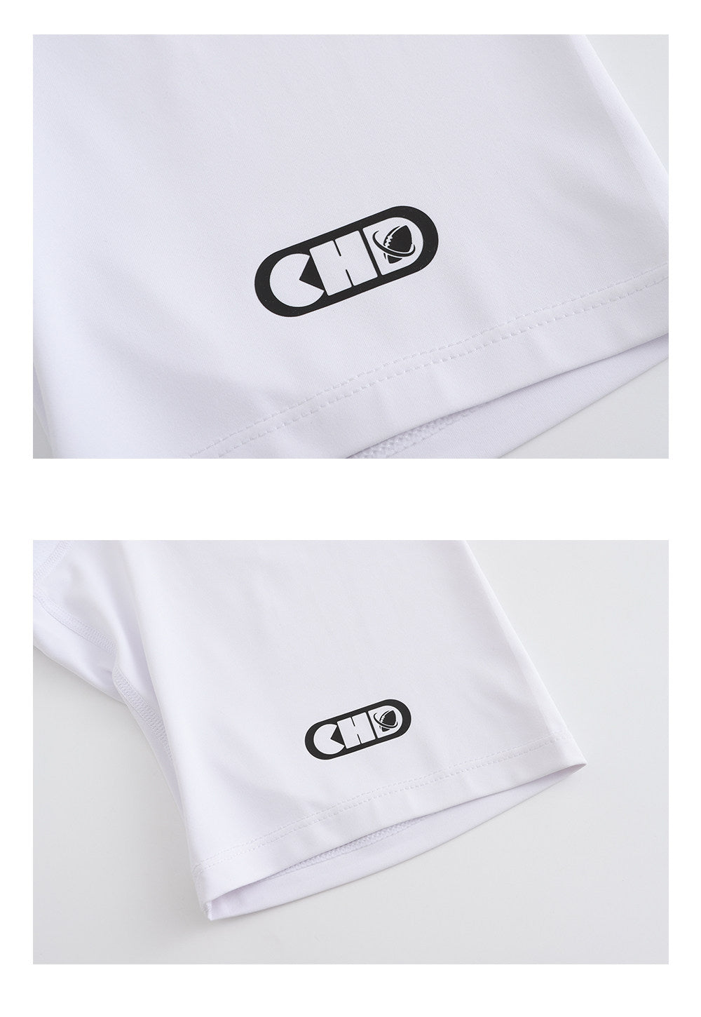 CHD 1/2 Compression Tights White/Black