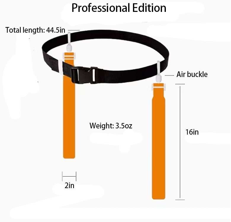 CHD Flag Football Belt, 1/2/5/7/10/14pcs/28pcs