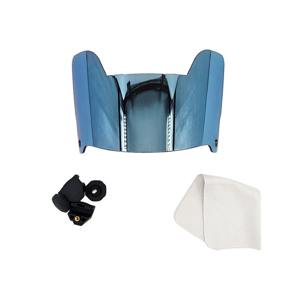 Football visor-Suitable for adults and teenagers,professional football protective gear-Ice blue