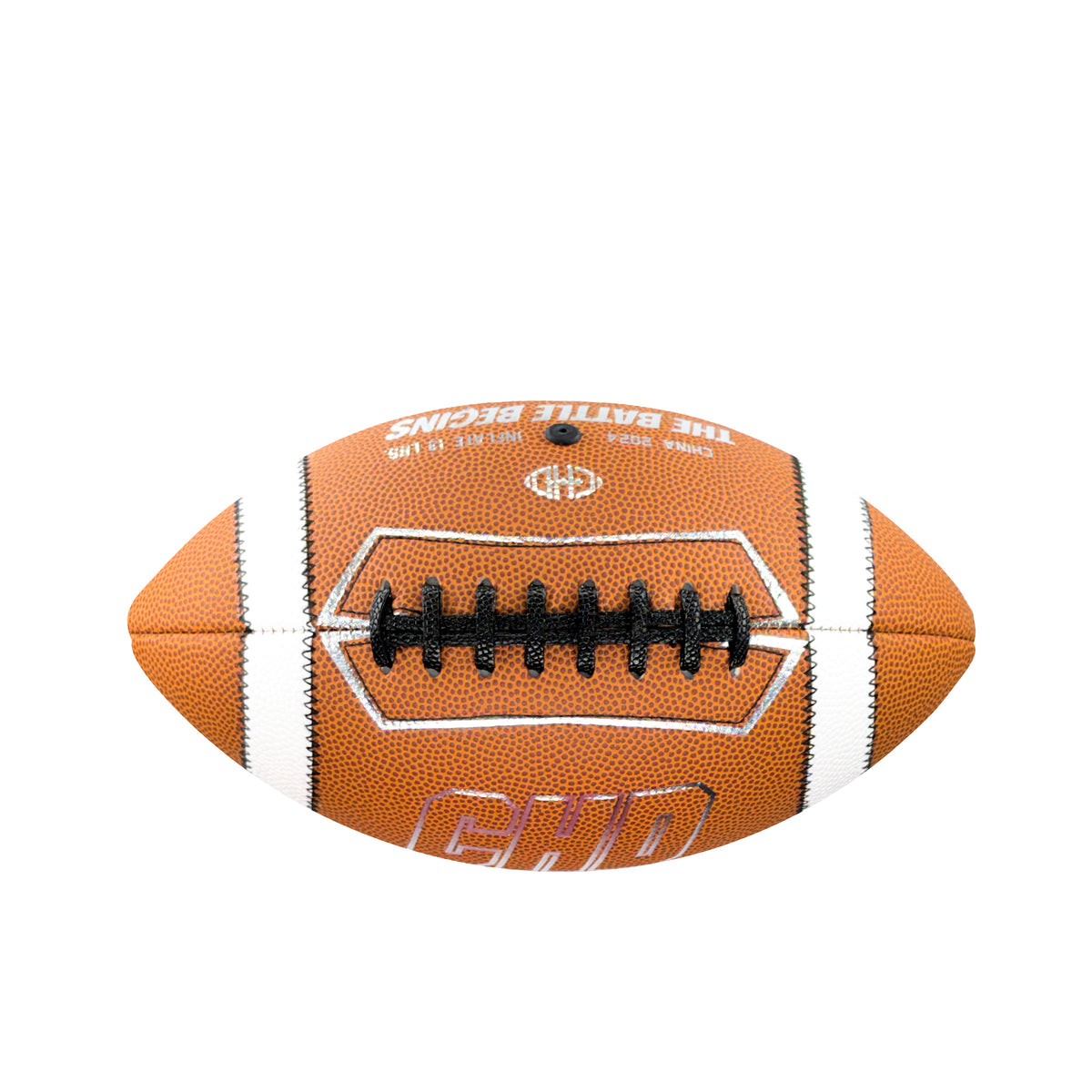 CHD Elite PU Official Football – Brown – Size 9 — real product photo, view 3