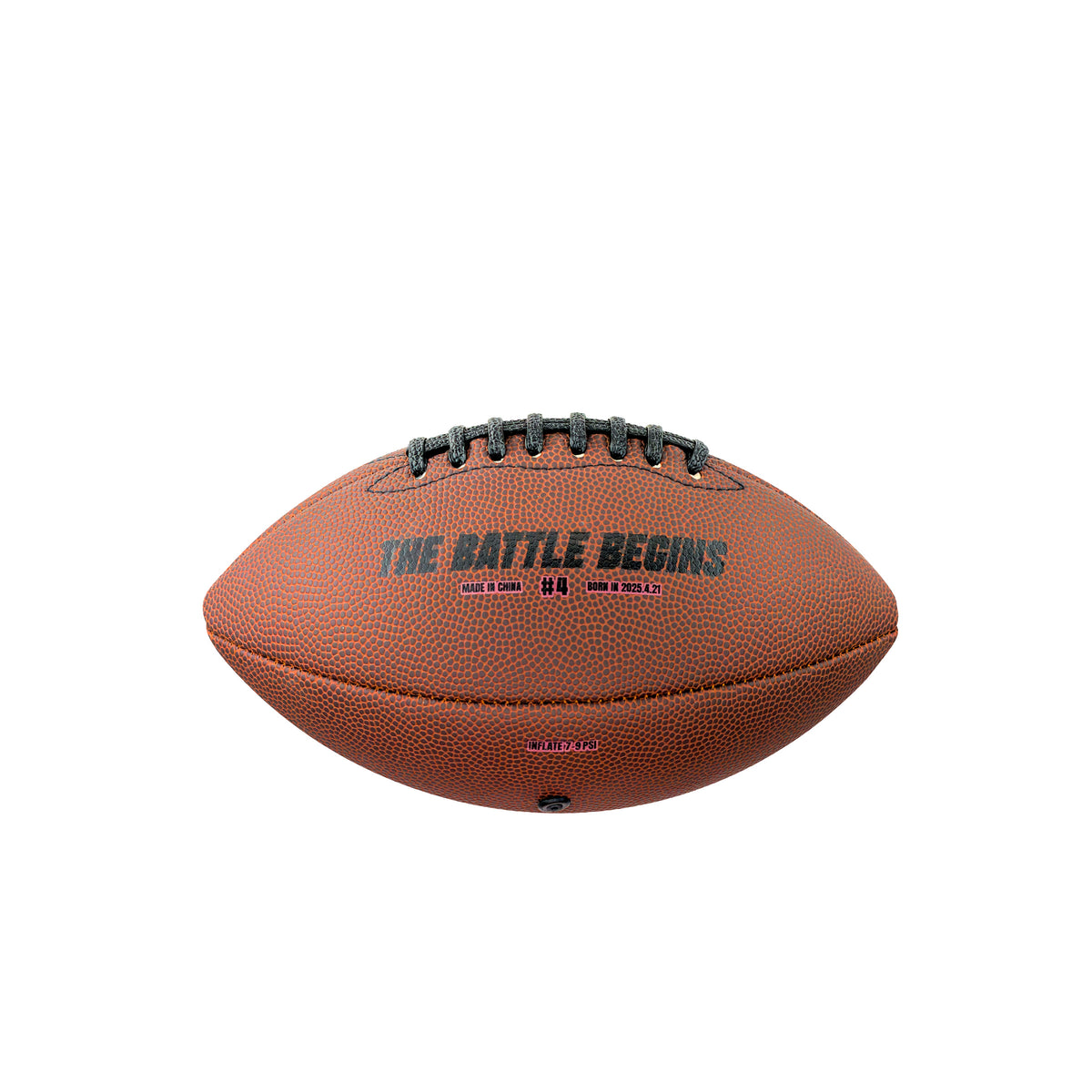 CHD Training PU Pee Wee Football – Brown – Size 4 — real product photo, view 2