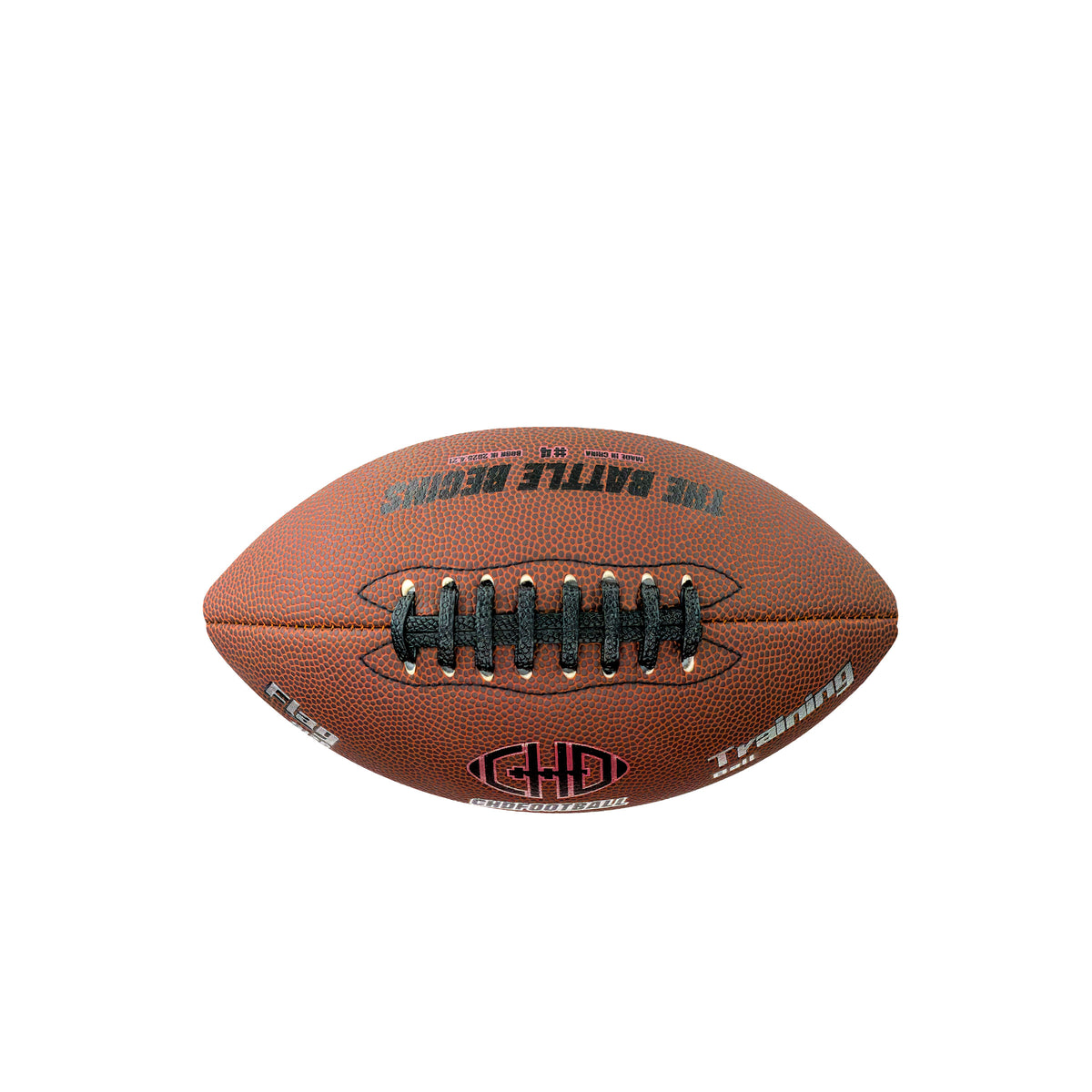CHD Training PU Pee Wee Football – Brown – Size 4 — real product photo, view 3