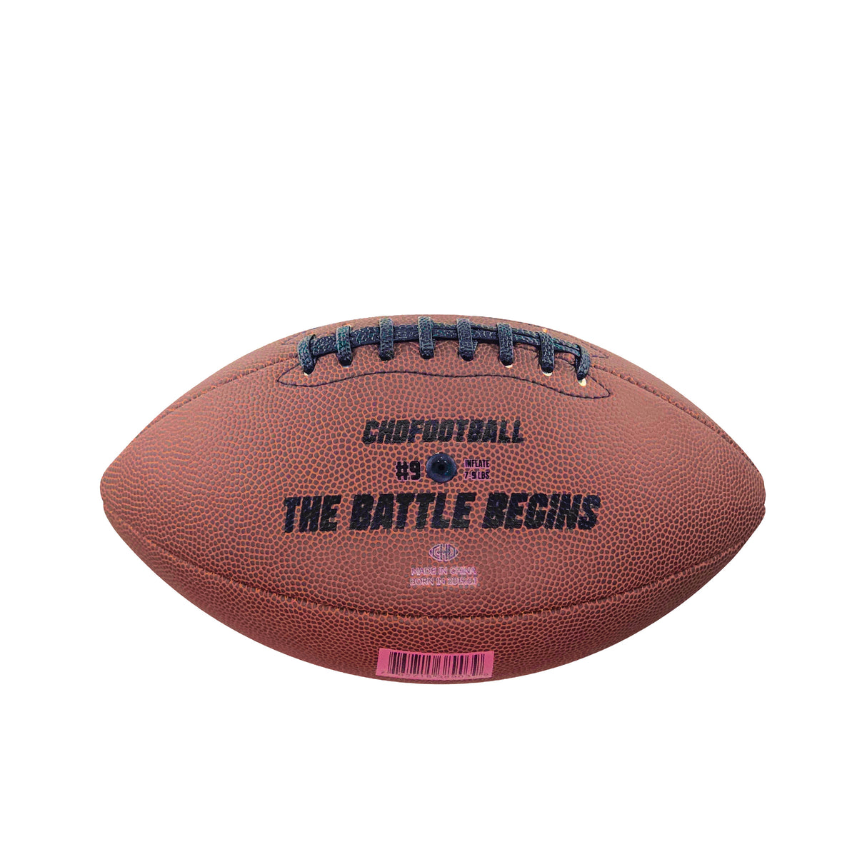 CHD Training PU Official Football – Brown – Size 9 — real product photo, view 2