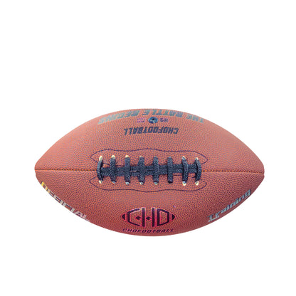CHD Training PU Official Football – Brown – Size 9 — real product photo, view 3