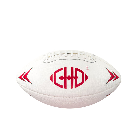 CHD PU Official Football – White – Size 9 — real product photo, view 1