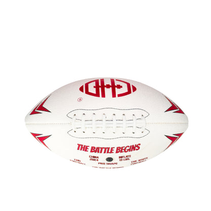 CHD PU Official Football – White – Size 9 — real product photo, view 3