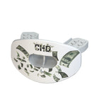 CHD Dollar Street - White design mouthguard — angled view