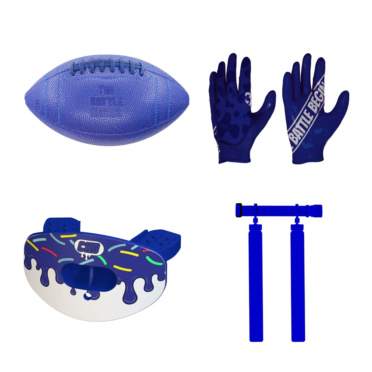 CHD Flag Kit – Blue — original component photos, contents shown together