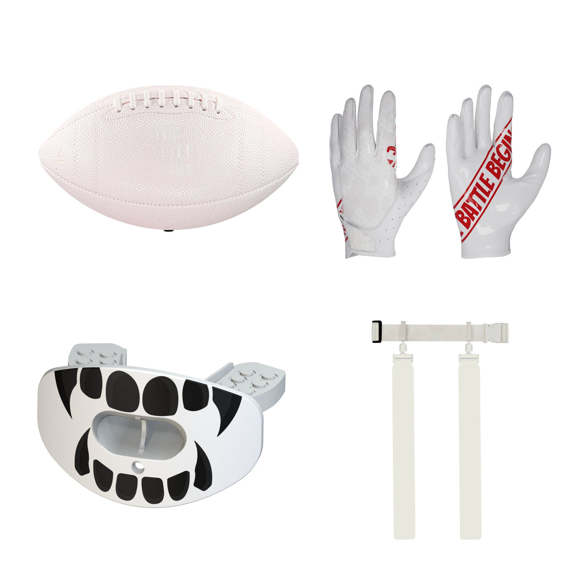 CHD Flag Kit – White — original component photos, contents shown together