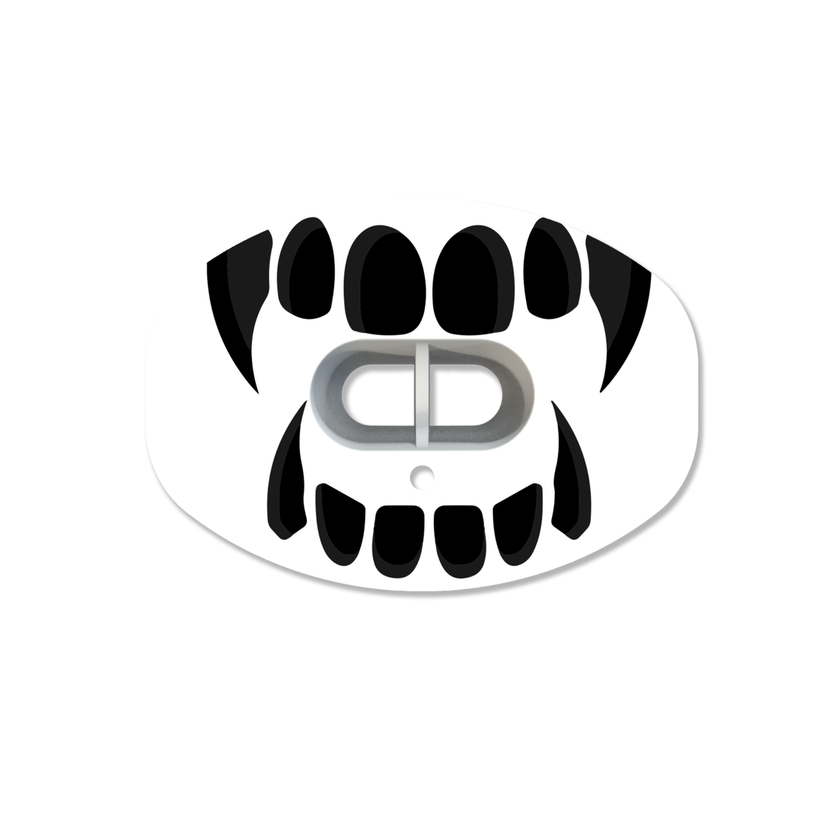 CHD Beast Fangs - White mouthguard — front view