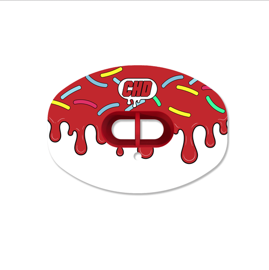CHD Candy Roam - Red mouthguard — front view