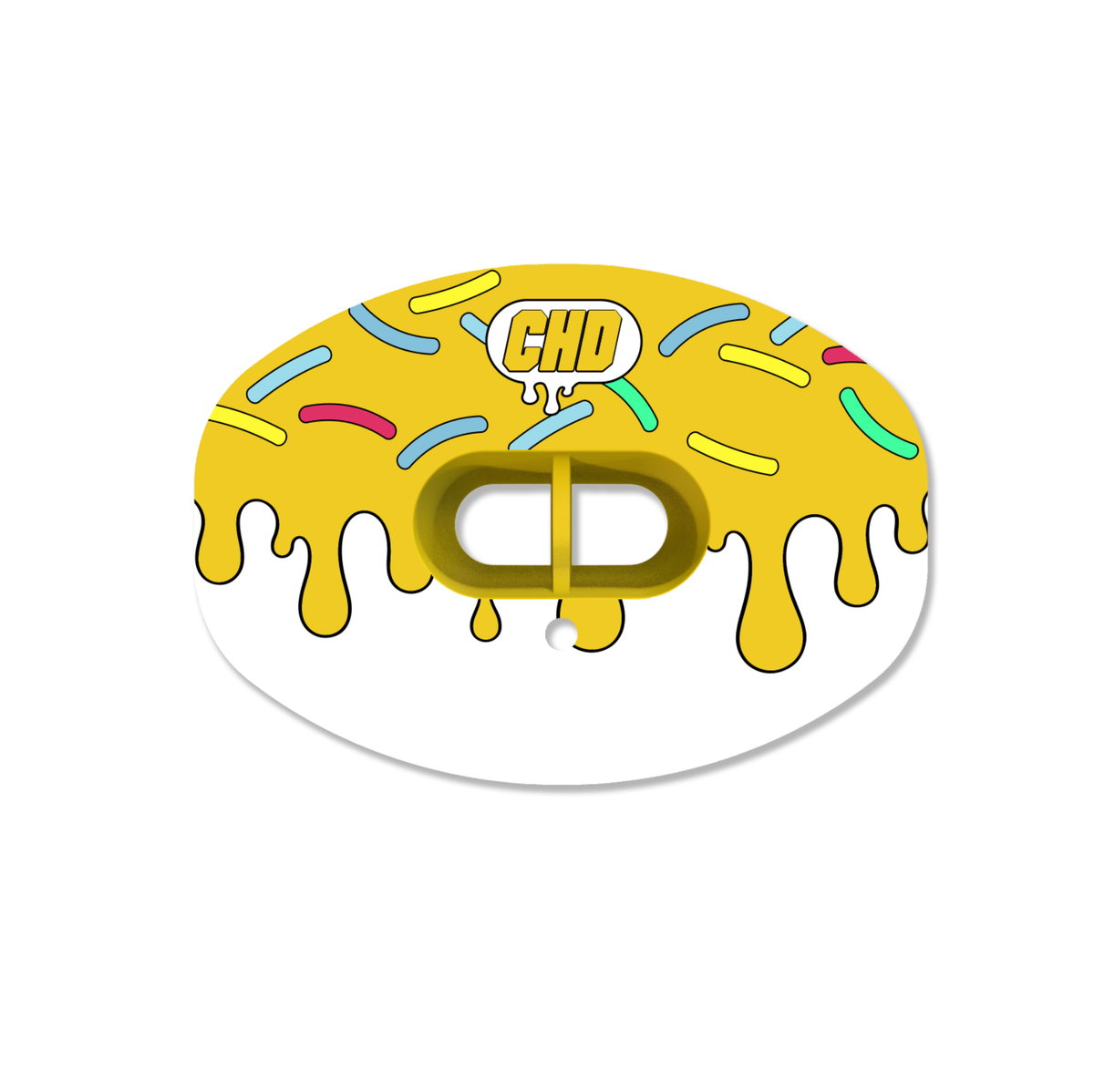 CHD Candy Roam - Yellow mouthguard — front view