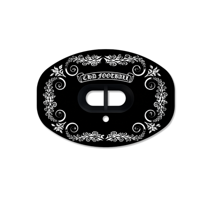 CHD Cross Rose mouthguard — front view