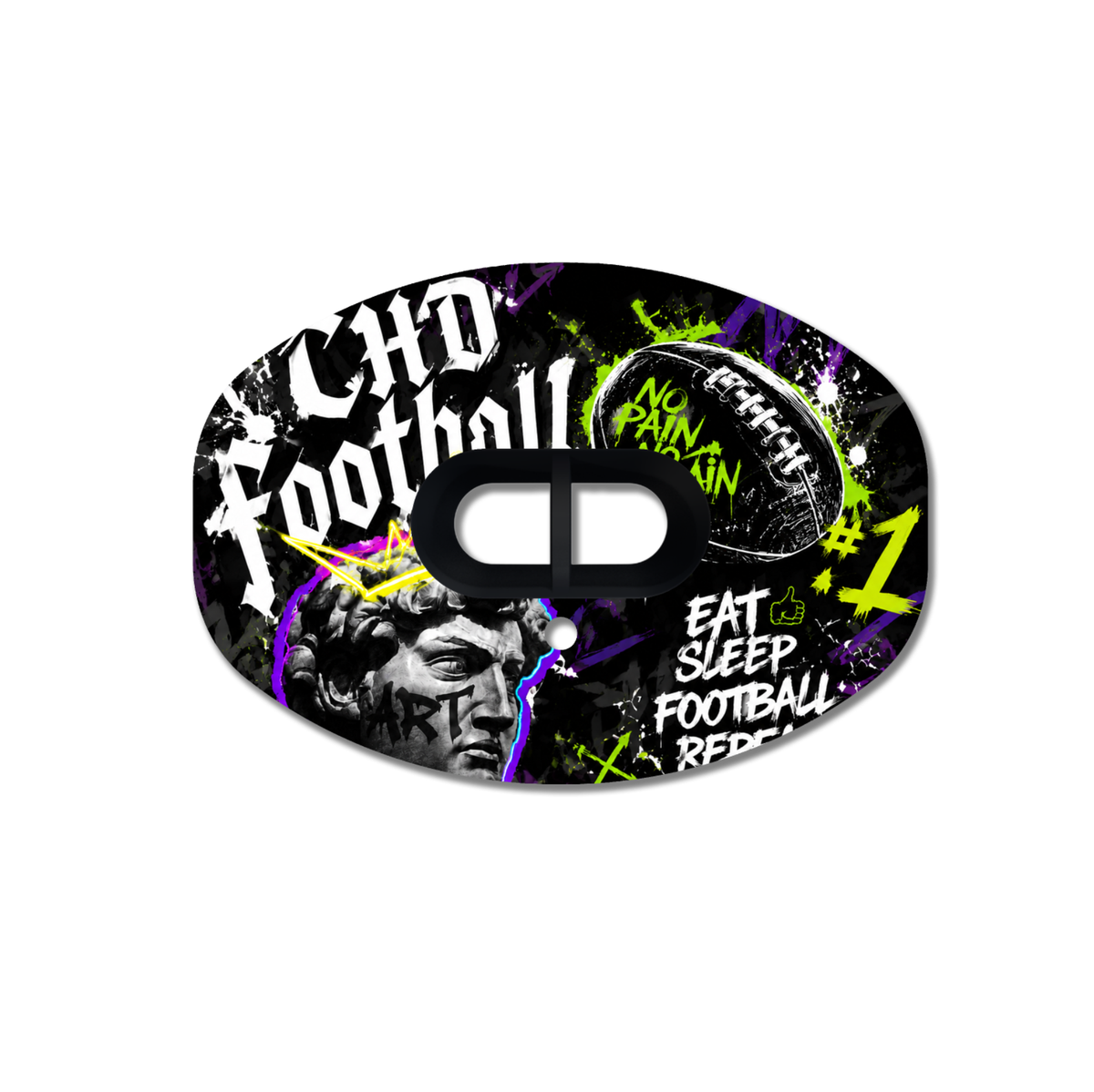 CHD David mouthguard — front view
