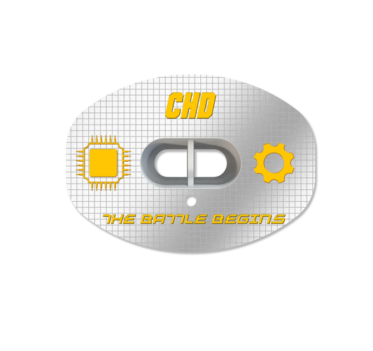 CHD Future Chip mouthguard — front view