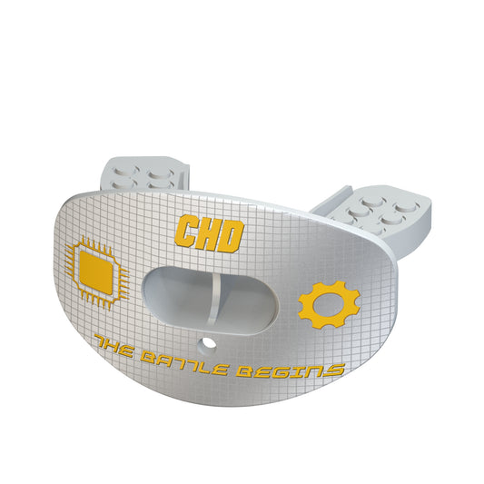 CHD Future Chip mouthguard — angled view